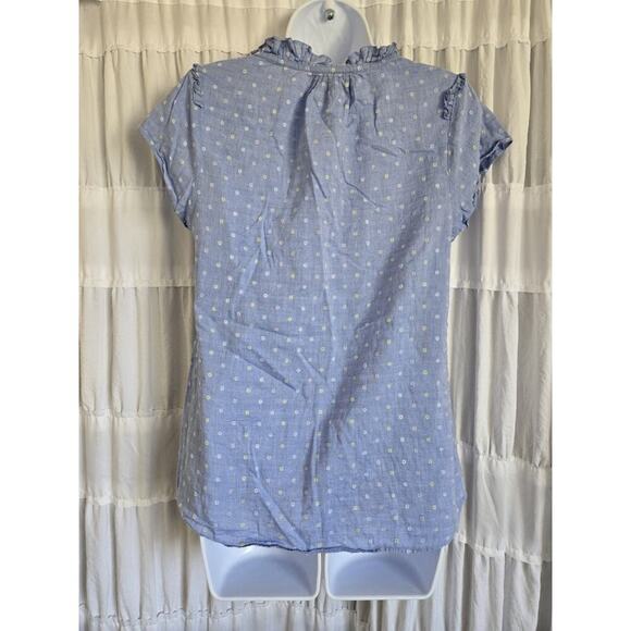 Rungolee Women XS Kassidy Petit Daisy Boho Peasant Blouse Top Relaxed Fit Beachy - Picture 4 of 8